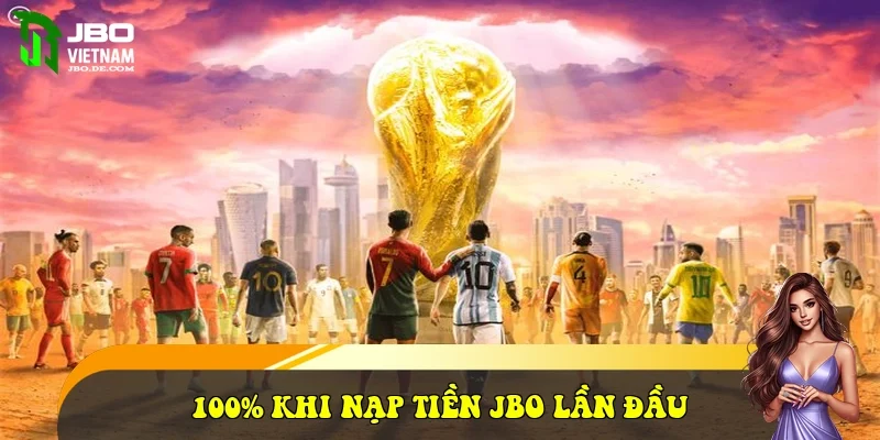 100% khi nạp tiền JBO lần đầu